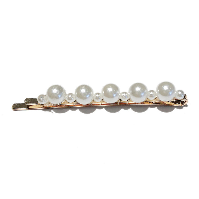 Wholesale pearl hair clip female one word clip side clip top clip hairpin headwear JDC-HC-Diqian001