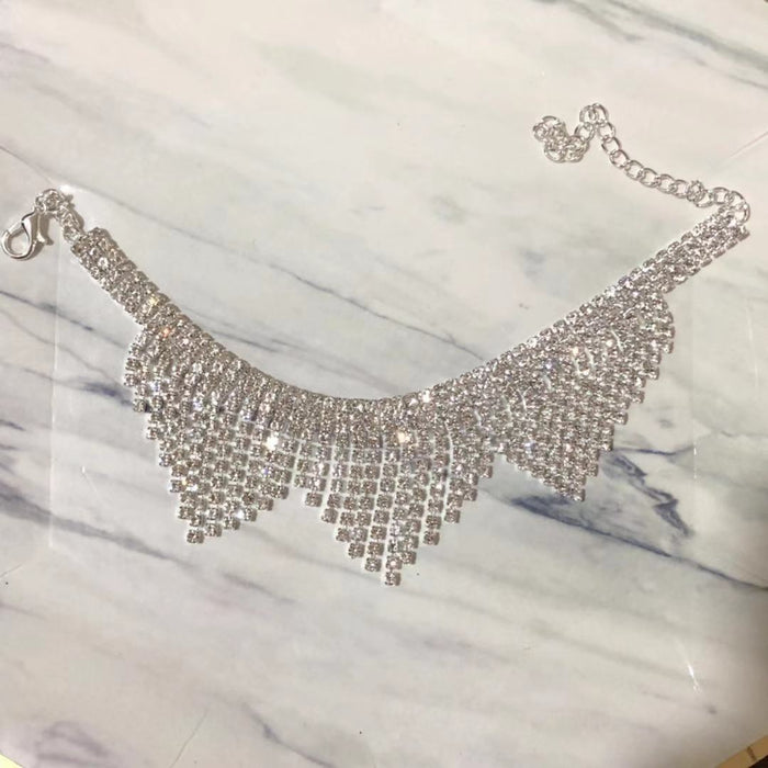 Jewelry WholesaleWholesale stream Su Water drilling foot chain JDC-AS-XinS003 Anklets 心饰 %variant_option1% %variant_option2% %variant_option3%  Factory Price JoyasDeChina Joyas De China