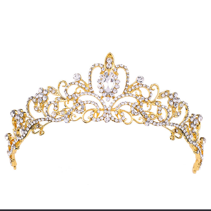 Jewelry WholesaleWholesale Rhinestone Crown Hair Band JDC-HD-ZuanG005 Headband 钻岗 %variant_option1% %variant_option2% %variant_option3%  Factory Price JoyasDeChina Joyas De China