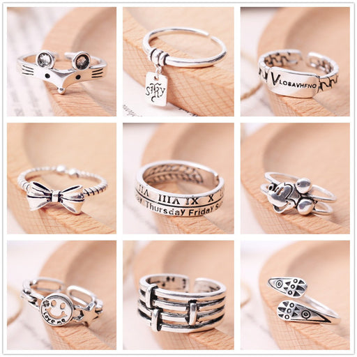 Jewelry WholesaleWholesale S925 Silver Thai Silver Ring JDC-RS-CanD004 Rings 灿大 %variant_option1% %variant_option2% %variant_option3%  Factory Price JoyasDeChina Joyas De China