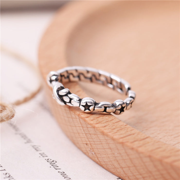 Wholesale S925 Silver Thai Silver Ring JDC-RS-CanD004