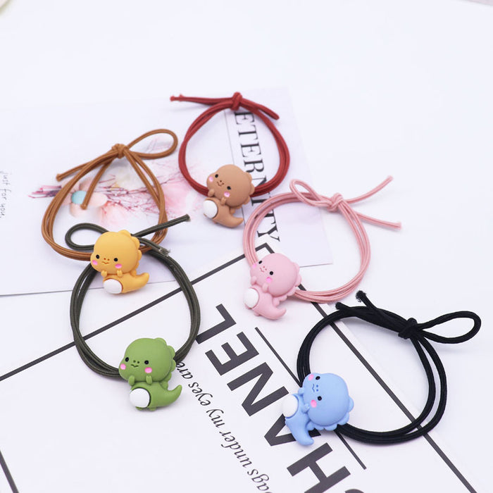 Jewelry WholesaleWholesale Cartoon Dinosaur Cloth Rubber Band Hair Rope JDC-HS-ZJia009 Hair Scrunchies 珍佳 %variant_option1% %variant_option2% %variant_option3%  Factory Price JoyasDeChina Joyas De China