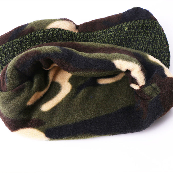 Wholesale Scarf Hat Two Piece Cotton Acrylic Fleece Thickening Warmth JDC-SF-Kaip010