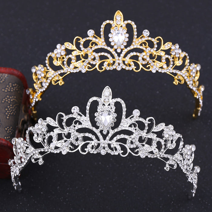 Jewelry WholesaleWholesale Rhinestone Crown Hair Band JDC-HD-ZuanG005 Headband 钻岗 %variant_option1% %variant_option2% %variant_option3%  Factory Price JoyasDeChina Joyas De China