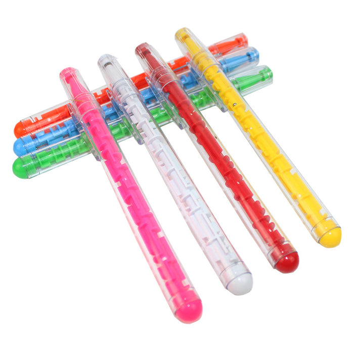 Wholesale Ballpoint Pen Plastic Labyrinth Pen MOQ≥3 JDC-BP-lixue003