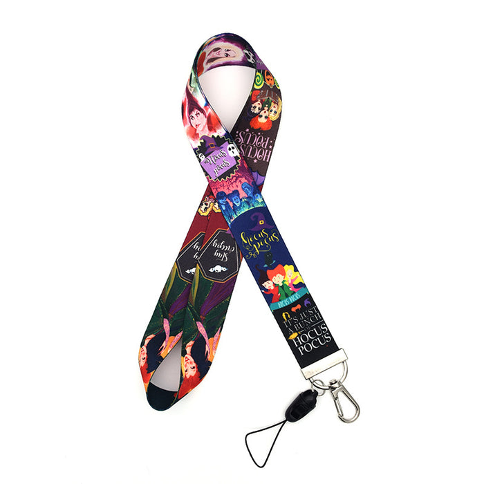 Wholesale Keychain Polyester Phone Lanyard Wristband Webbing Keychain MOQ≥6 (M) JDC-KC-QTN010