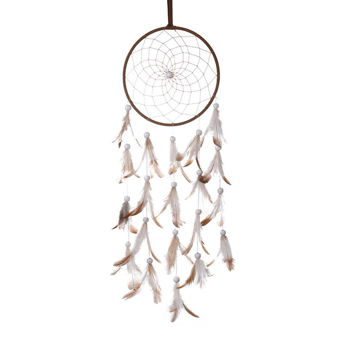 Jewelry WholesaleWholesale retro wind chime feather Dreamcatcher JDC-DC-MGu006 Dreamcatcher 梦罟 %variant_option1% %variant_option2% %variant_option3%  Factory Price JoyasDeChina Joyas De China