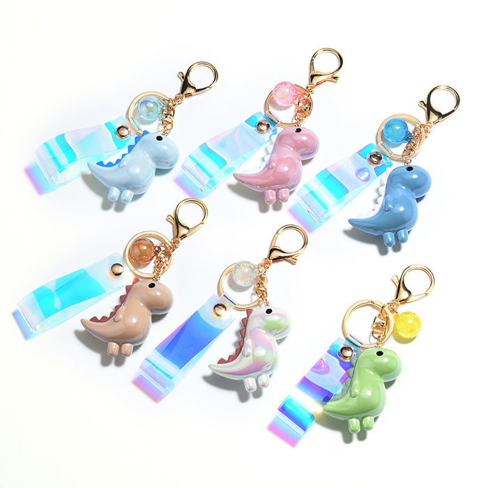 Wholesale Acrylic Cartoon Dinosaur Keychain JDC-KC-JXi004