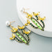 Jewelry WholesaleWholesale Cactus Alloy Set Color Rhinestone Retro Style Earrings JDC-ES-Hemin007 Earrings 和鸣 %variant_option1% %variant_option2% %variant_option3%  Factory Price JoyasDeChina Joyas De China