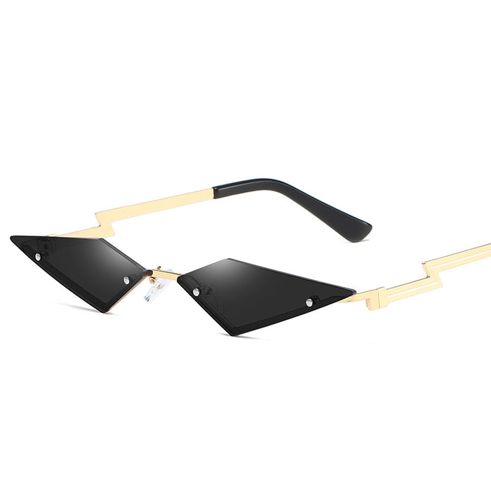 Wholesale rimless sunglasses personality color film JDC-SG-BaiLuan008