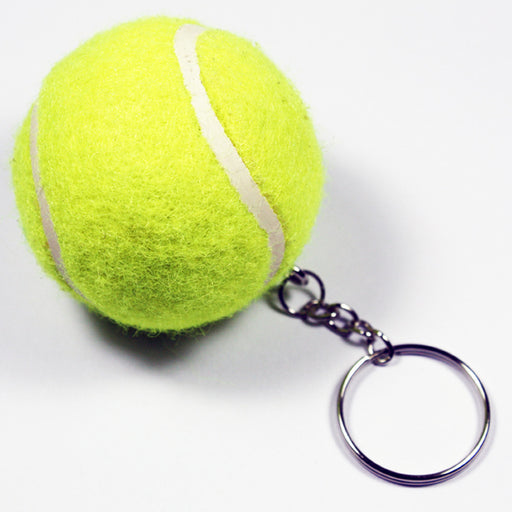 Jewelry WholesaleWholesale Rubber Simulation Tennis Keychain JDC-KC-YRen001 Keychains 以仁 %variant_option1% %variant_option2% %variant_option3%  Factory Price JoyasDeChina Joyas De China