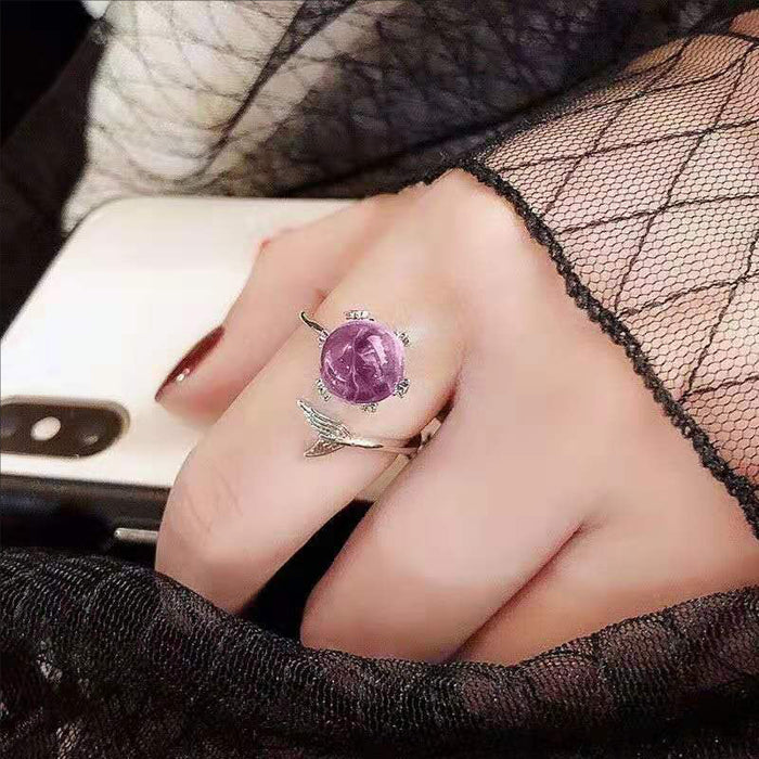 Wholesale Rings Metal Mermaid Foam  JDC-RS-ChenR97