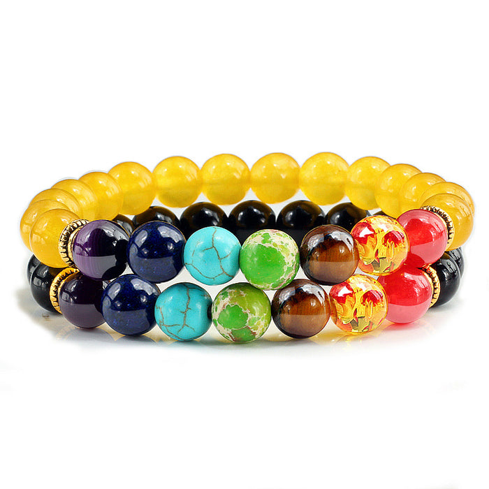 Jewelry WholesaleWholesale volcanic stone colorful Bracelet JDC-BT-JiuJ010 Bracelet 九江 %variant_option1% %variant_option2% %variant_option3%  Factory Price JoyasDeChina Joyas De China