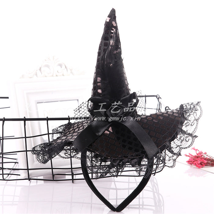 Wholesale Halloween Witch Hat Cloth Headband JDC-HD-SXia001