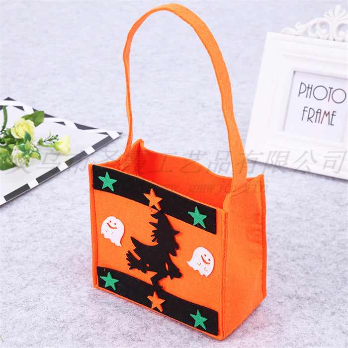 Wholesale Halloween Candy Bag Portable Pumpkin Bag Gift Bag Props Supplies MOQ≥2 JDC-HB-ShengX006