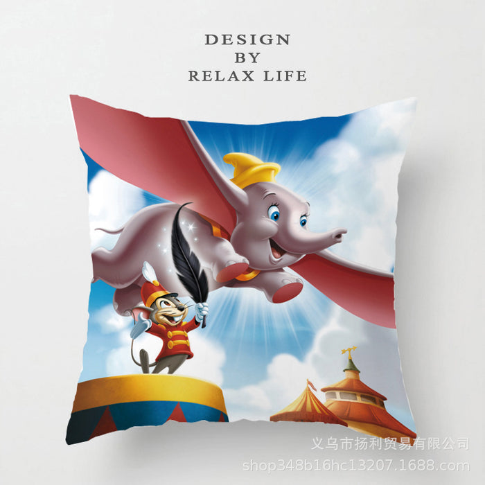 Jewelry WholesaleWholesale cartoon throw pillows baby elephant animal print pillowcase MOQ≥3 (M) JDC-PW-Yangli005 Pillowcase 扬利 %variant_option1% %variant_option2% %variant_option3%  Factory Price JoyasDeChina Joyas De China