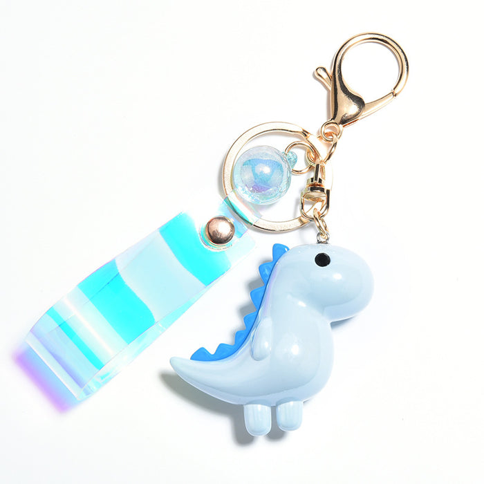 Wholesale Acrylic Cartoon Dinosaur Keychain JDC-KC-JXi004