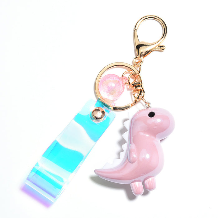 Wholesale Acrylic Cartoon Dinosaur Keychain JDC-KC-JXi004