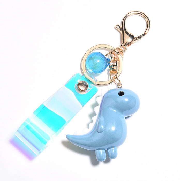 Wholesale Acrylic Cartoon Dinosaur Keychain JDC-KC-JXi004