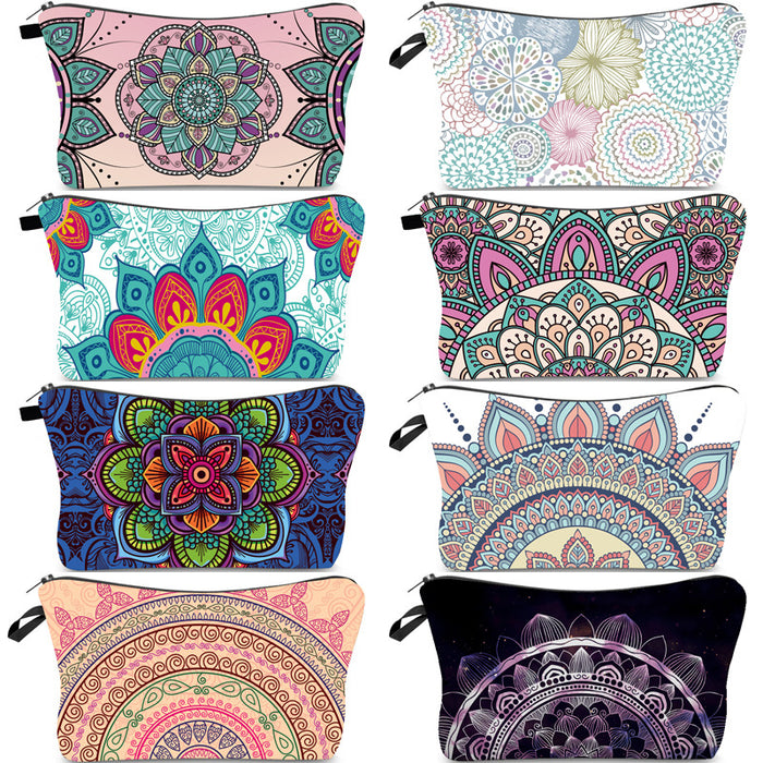 Wholesale Printed Pattern Cosmetic Bag Women's Clutch JDC-CB-XinD002