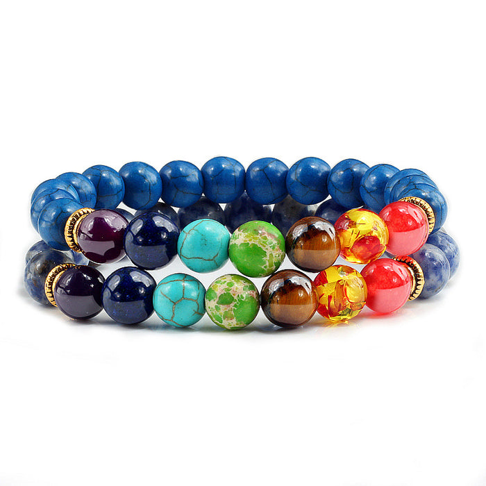 Jewelry WholesaleWholesale volcanic stone colorful Bracelet JDC-BT-JiuJ010 Bracelet 九江 %variant_option1% %variant_option2% %variant_option3%  Factory Price JoyasDeChina Joyas De China