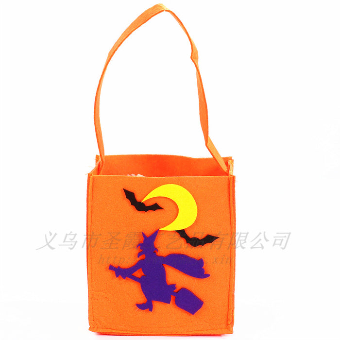 Wholesale Halloween Candy Bag Portable Pumpkin Bag Gift Bag Props Supplies MOQ≥2 JDC-HB-ShengX006