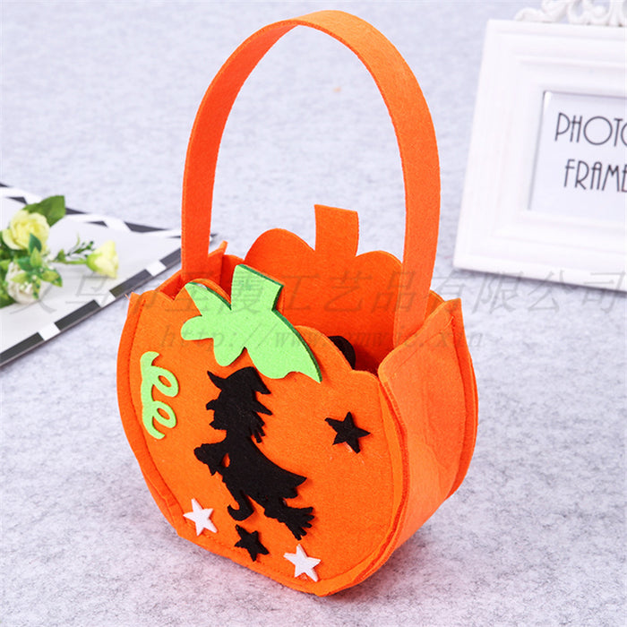 Wholesale Halloween Candy Bag Portable Pumpkin Bag Gift Bag Props Supplies MOQ≥2 JDC-HB-ShengX006