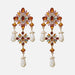 Jewelry WholesaleWholesale Color Rhinestone Imitation Pearl Tassel Earrings JDC-ES-ZhanS003 Earrings 瞻盛 %variant_option1% %variant_option2% %variant_option3%  Factory Price JoyasDeChina Joyas De China