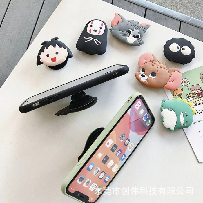 Wholesale Grips Cartoon Silicone Phone Holder Mobile Phone Holder (M) JDC-PS-Chwei008