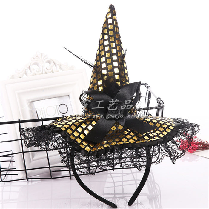 Wholesale Halloween Witch Hat Cloth Headband JDC-HD-SXia001