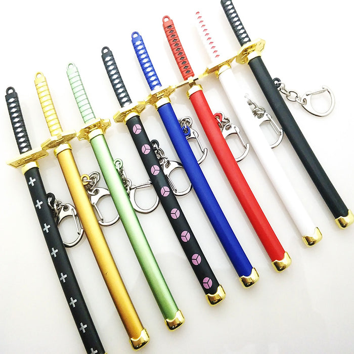 Wholesale Sheath Weapon Model Keychain Japanese Katana (M) JDC-KC-MShan001