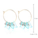 Jewelry WholesaleWholesale petal flower tassel alloy earrings JDC-ES-ManY012 Earrings 满溢 %variant_option1% %variant_option2% %variant_option3%  Factory Price JoyasDeChina Joyas De China