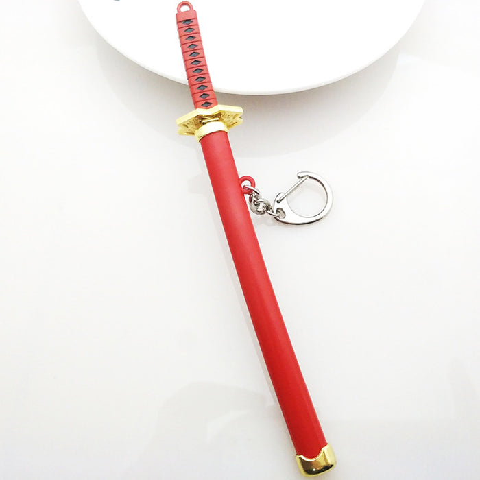 Wholesale Sheath Weapon Model Keychain Japanese Katana (M) JDC-KC-MShan001