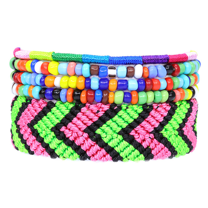 Wholesale graduation season hand-woven bracelet set of 5 pieces JDC-AS-Yiye01