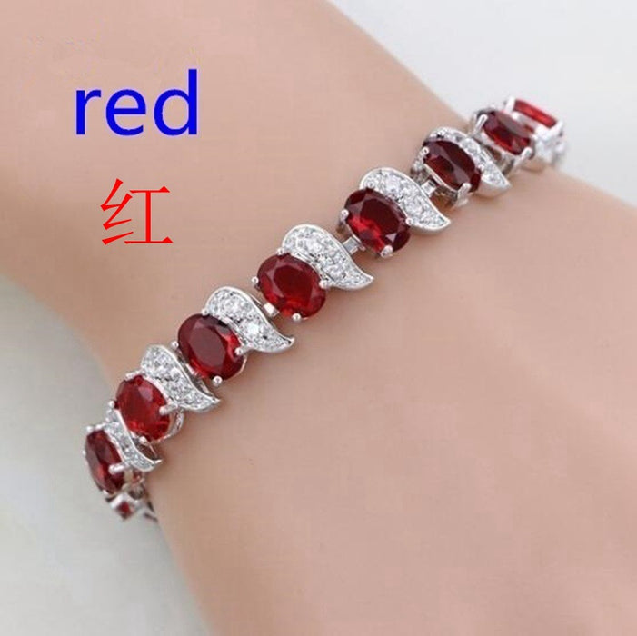 Wholesale Zircon Alloy Bracelet JDC-BT-PuH001