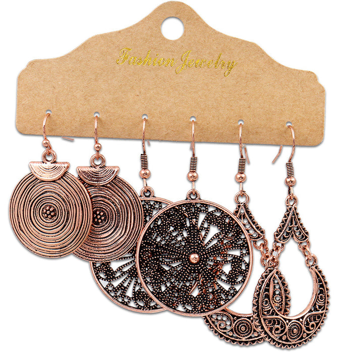 Wholesale Metal Earrings Baroque Personality Accessories JDC-ES-HH018