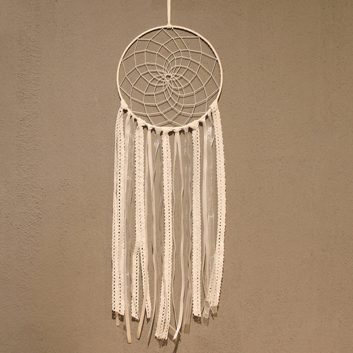 Wholesale Multi-Style White Tassel Dreamcatcher MOQ≥2 JDC-DC-RXin014