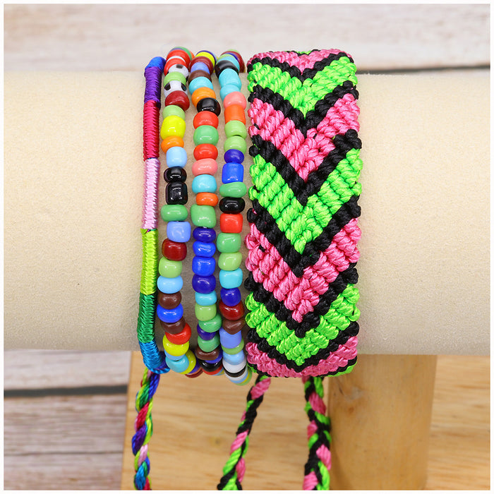 Wholesale graduation season hand-woven bracelet set of 5 pieces JDC-AS-Yiye01