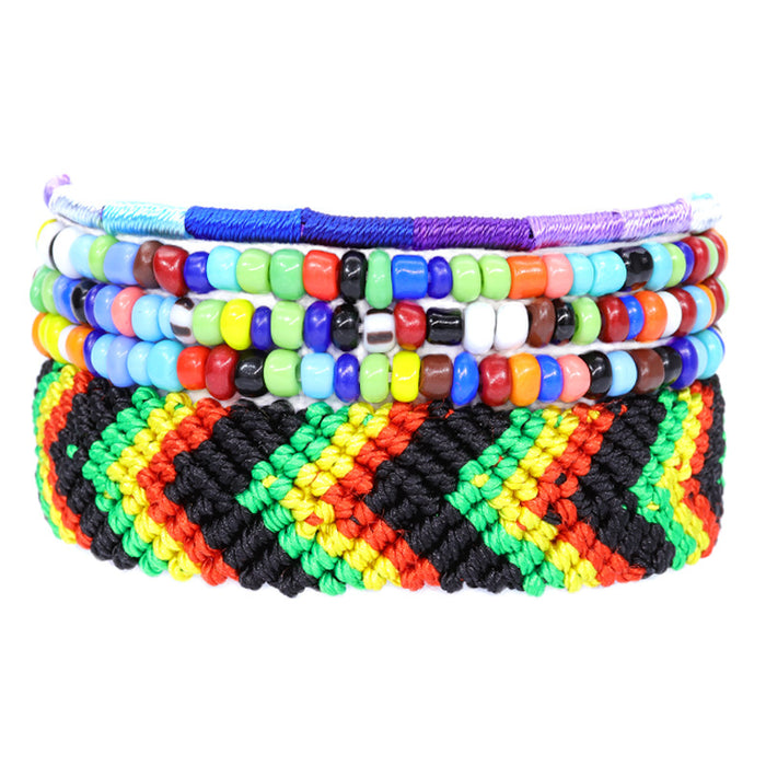 Wholesale graduation season hand-woven bracelet set of 5 pieces JDC-AS-Yiye01