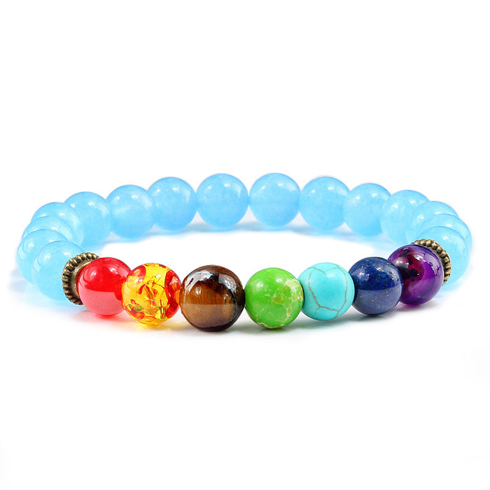 Jewelry WholesaleWholesale Colored Crystal Natural Stone Beaded Bracelet JDC-BT-JiuJ016 Bracelet 九江 %variant_option1% %variant_option2% %variant_option3%  Factory Price JoyasDeChina Joyas De China