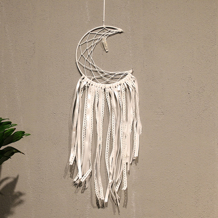 Wholesale Multi-Style White Tassel Dreamcatcher MOQ≥2 JDC-DC-RXin014