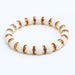 Jewelry WholesaleWholesale Natural Stone 8mm White Porcelain Beaded Rhinestone Bracelet JDC-BT-JiuJ018 Bracelet 九江 %variant_option1% %variant_option2% %variant_option3%  Factory Price JoyasDeChina Joyas De China