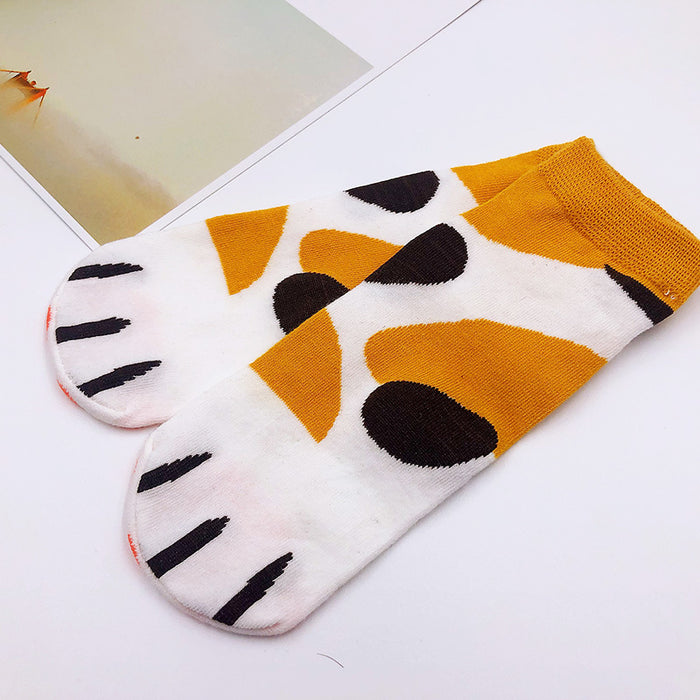 Wholesale socks fabric spring and summer shallow mouth socks retro socks thin section JDC-SK-JSD007