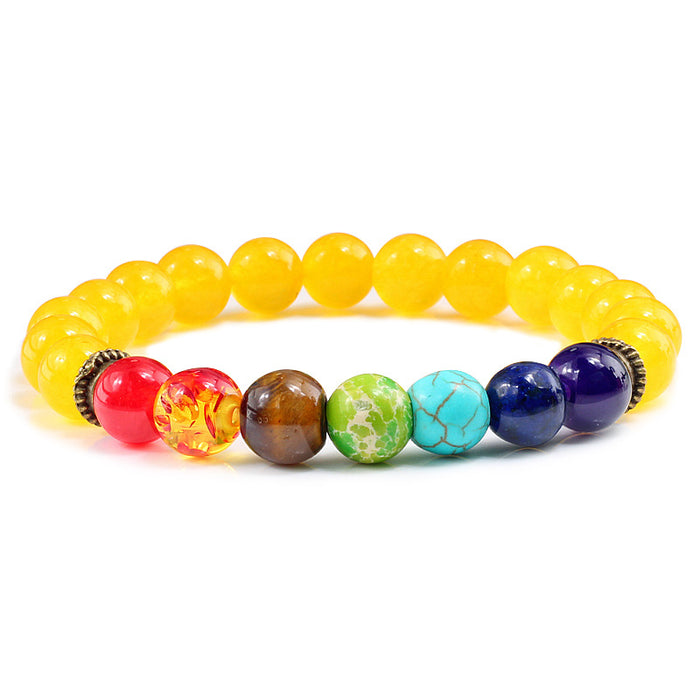 Jewelry WholesaleWholesale Colored Crystal Natural Stone Beaded Bracelet JDC-BT-JiuJ016 Bracelet 九江 %variant_option1% %variant_option2% %variant_option3%  Factory Price JoyasDeChina Joyas De China