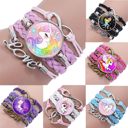 Jewelry WholesaleWholesale children's cartoon time gem hand woven multi-layer Bracelet JDC-BT-ningh003 Bracelet 柠和 %variant_option1% %variant_option2% %variant_option3%  Factory Price JoyasDeChina Joyas De China