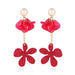 Jewelry WholesaleWholesale petal flower tassel alloy earrings JDC-ES-ManY012 Earrings 满溢 %variant_option1% %variant_option2% %variant_option3%  Factory Price JoyasDeChina Joyas De China