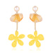 Jewelry WholesaleWholesale petal flower tassel alloy earrings JDC-ES-ManY012 Earrings 满溢 %variant_option1% %variant_option2% %variant_option3%  Factory Price JoyasDeChina Joyas De China