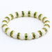 Jewelry WholesaleWholesale Natural Stone 8mm White Porcelain Beaded Rhinestone Bracelet JDC-BT-JiuJ018 Bracelet 九江 %variant_option1% %variant_option2% %variant_option3%  Factory Price JoyasDeChina Joyas De China