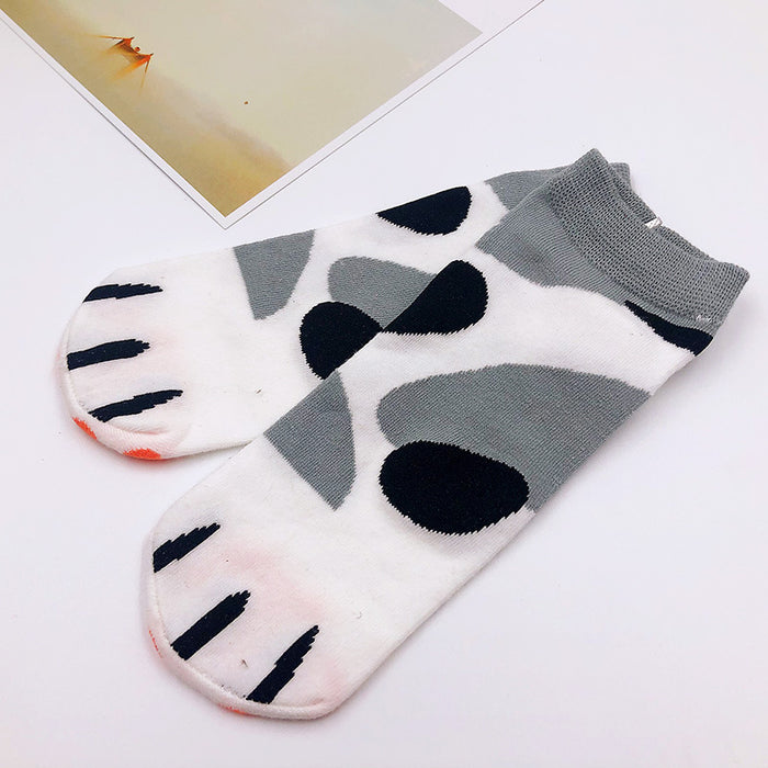 Wholesale socks fabric spring and summer shallow mouth socks retro socks thin section JDC-SK-JSD007