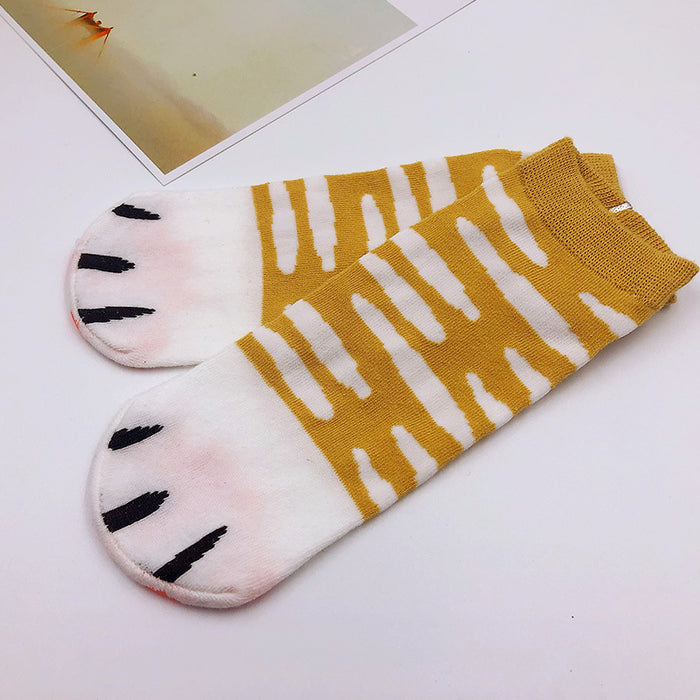 Wholesale socks fabric spring and summer shallow mouth socks retro socks thin section JDC-SK-JSD007